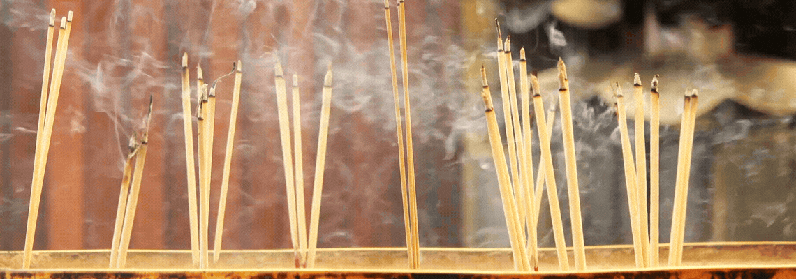 Temple mass incense
