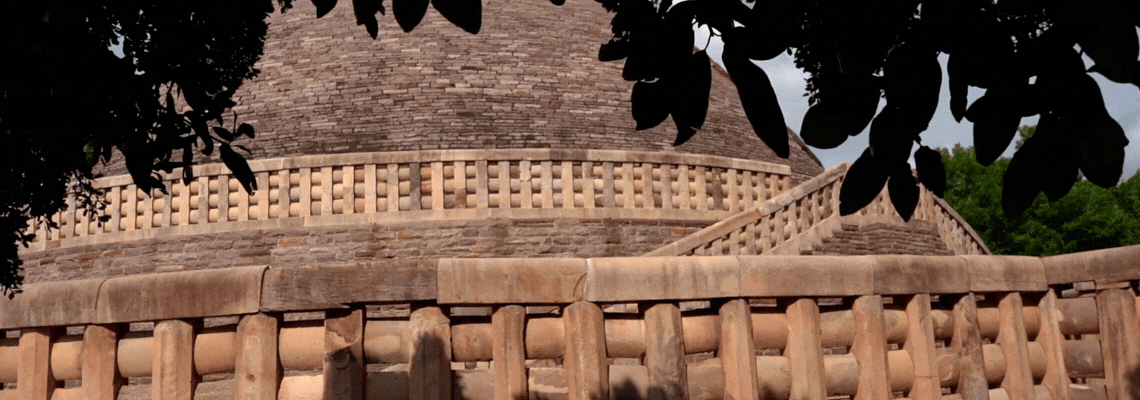Ancient Indian Buddhist stupa