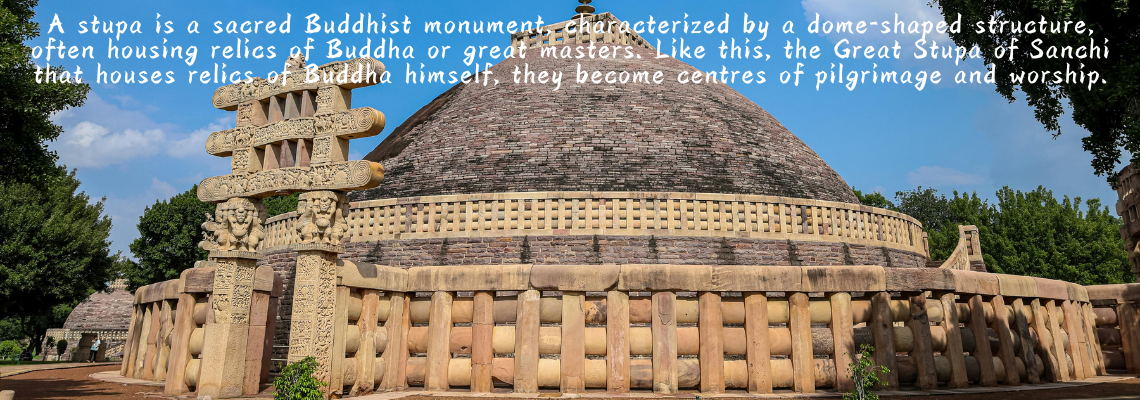 The Great Stupa at Sanchi, India